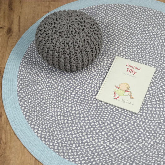 Blenda Blue Gray & Blue Child Carpet