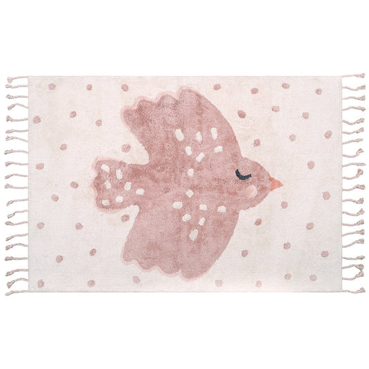 Child carpet with bird pattern