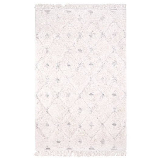 Bohemian white carpet
