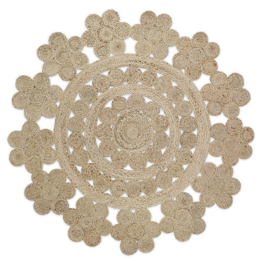 Moora round jute carpet