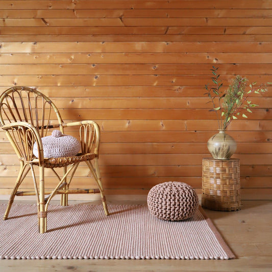 Bergen Nude L Contemporary Wool Carpet