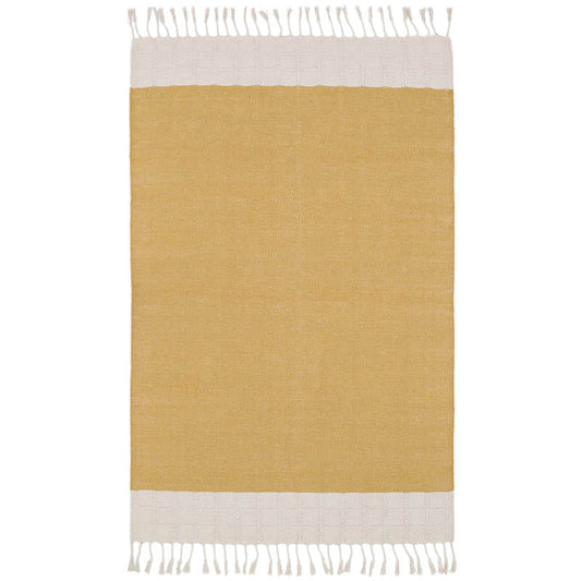 Lucia Mustard Contemporary Child Carpet