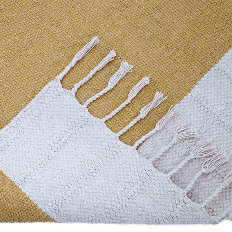 Lucia Mustard Contemporary Child Carpet