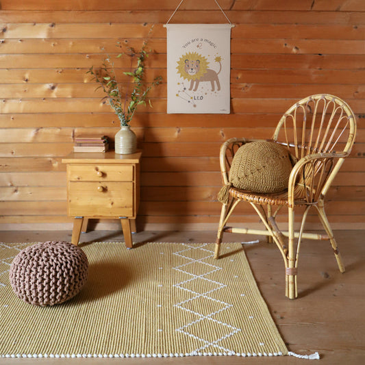 Mallorca Mustard Bohemian Child Carpet