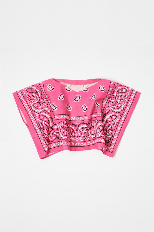 Bandana Top Pink Tops Maison Mangostan
