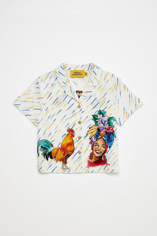 Chan Chan Shirt White Tops Maison Mangostan