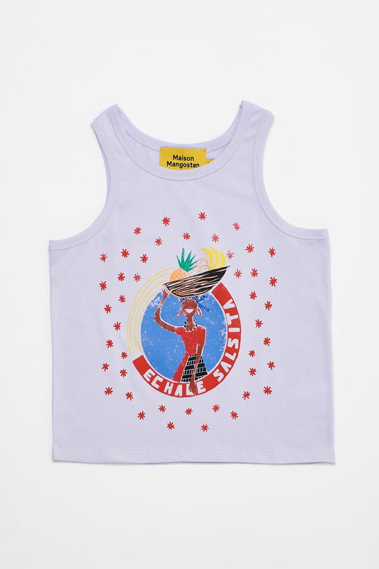 Echale Salsita T-shirt Lilac Tops Maison Mangostan