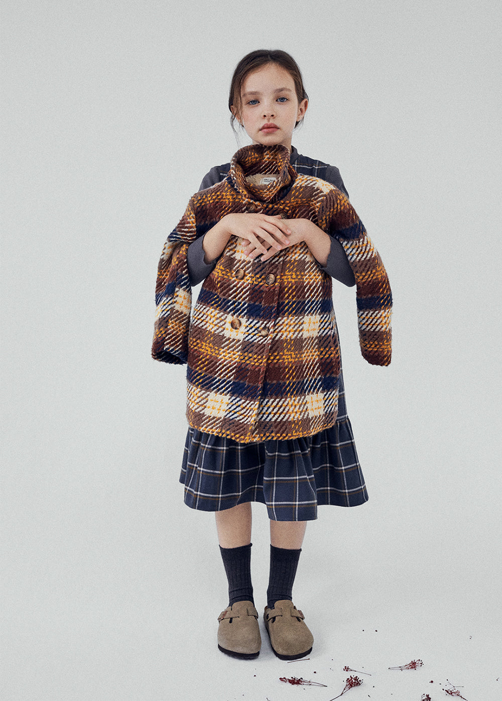 Check Coat Second Life Outerwear The New Society