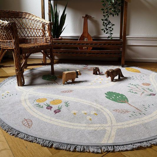 Little Garden Potager Gray carpet