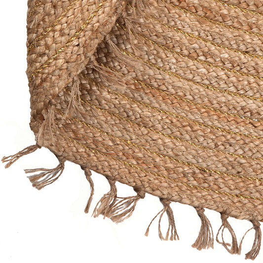 Abha round jute carpet