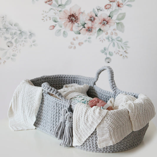 Moses Basket - LightGrey