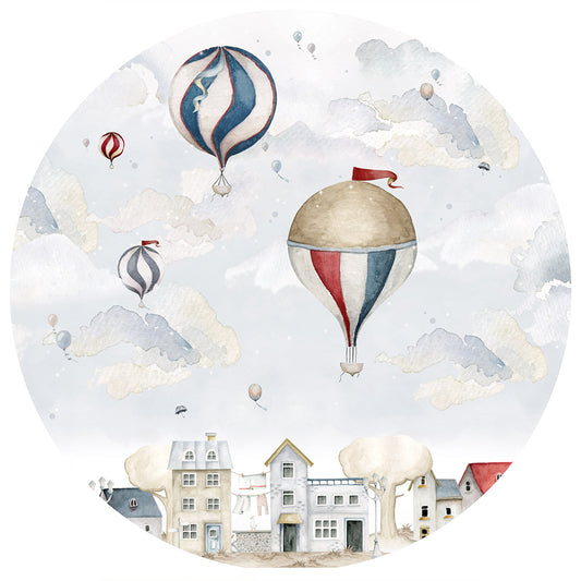 Balloons in a Circle M Wall Sticker
