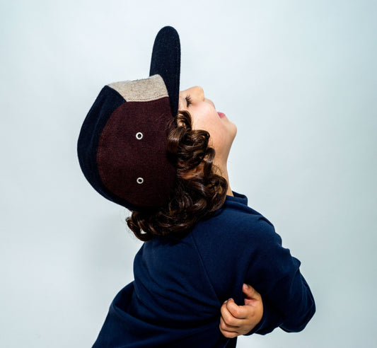 Block Wool 5 Panel - Brown Accessories Lil' Boo
