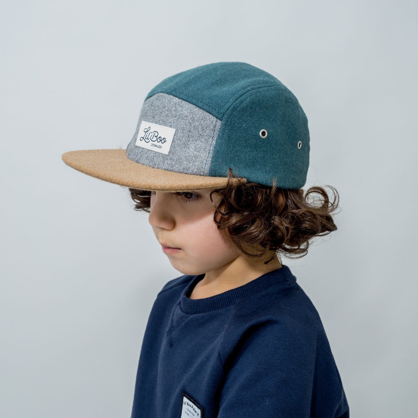 Block Wool 5 Panel - Green Accessories Lil' Boo