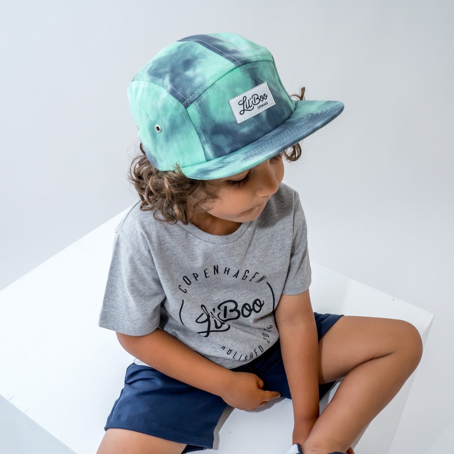5 Panel Tie Dye - Green Accessories Lil' Boo