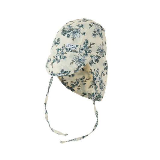 Soft Baby Sun Cap (UV) - Cream Flower Hats & Bonnets Lil' Boo