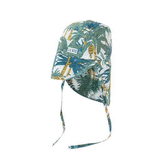Soft Baby Sun Cap (UV) - Palm Tree Light Hats & Bonnets Lil' Boo