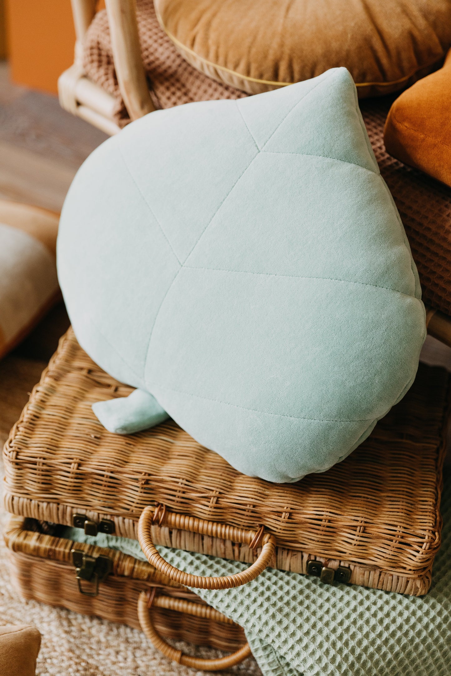Jade Leaf Cushion Cushions Wigiwama