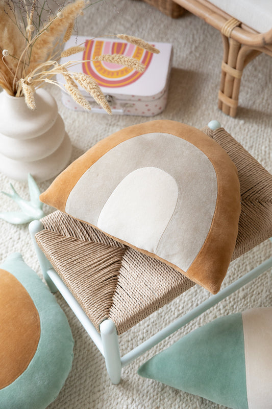 Caramel Rainbow cushion Cushions Wigiwama