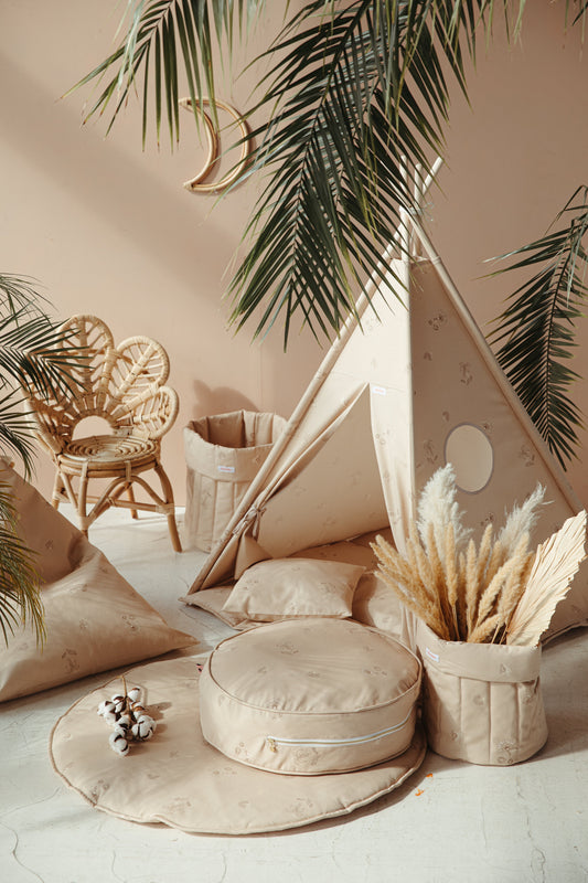 Powder Beige Teepee Set Teepees Wigiwama