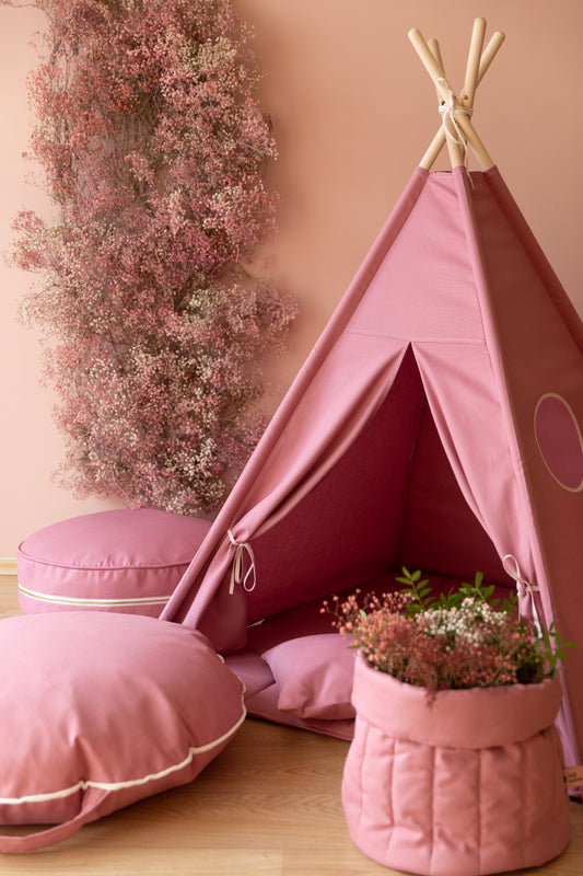 Blush Pink Toy Bag Storage Wigiwama