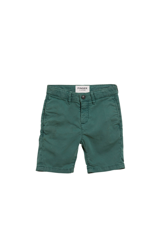 ALLEN Green Khaki - Chino Fit Bermuda Shorts