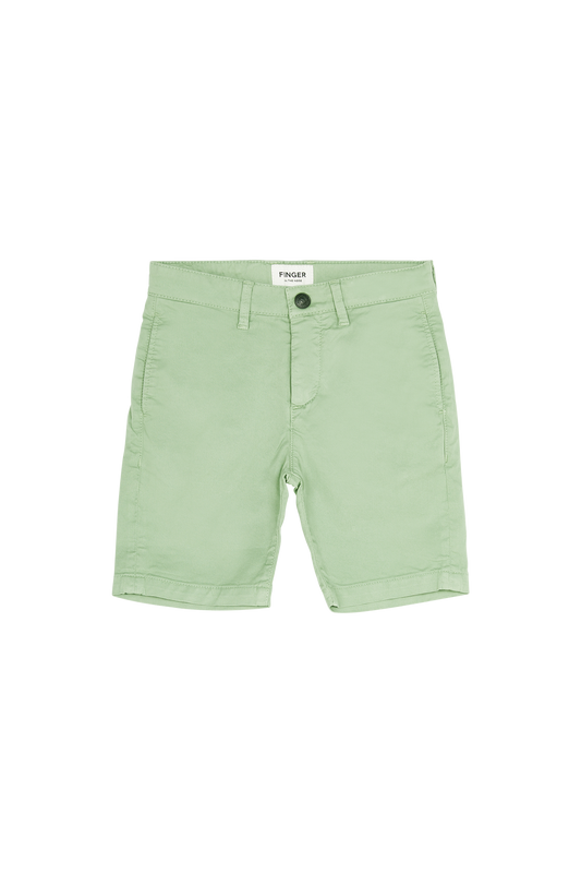 ALLEN Pistache - Chino Fit Bermuda Shorts
