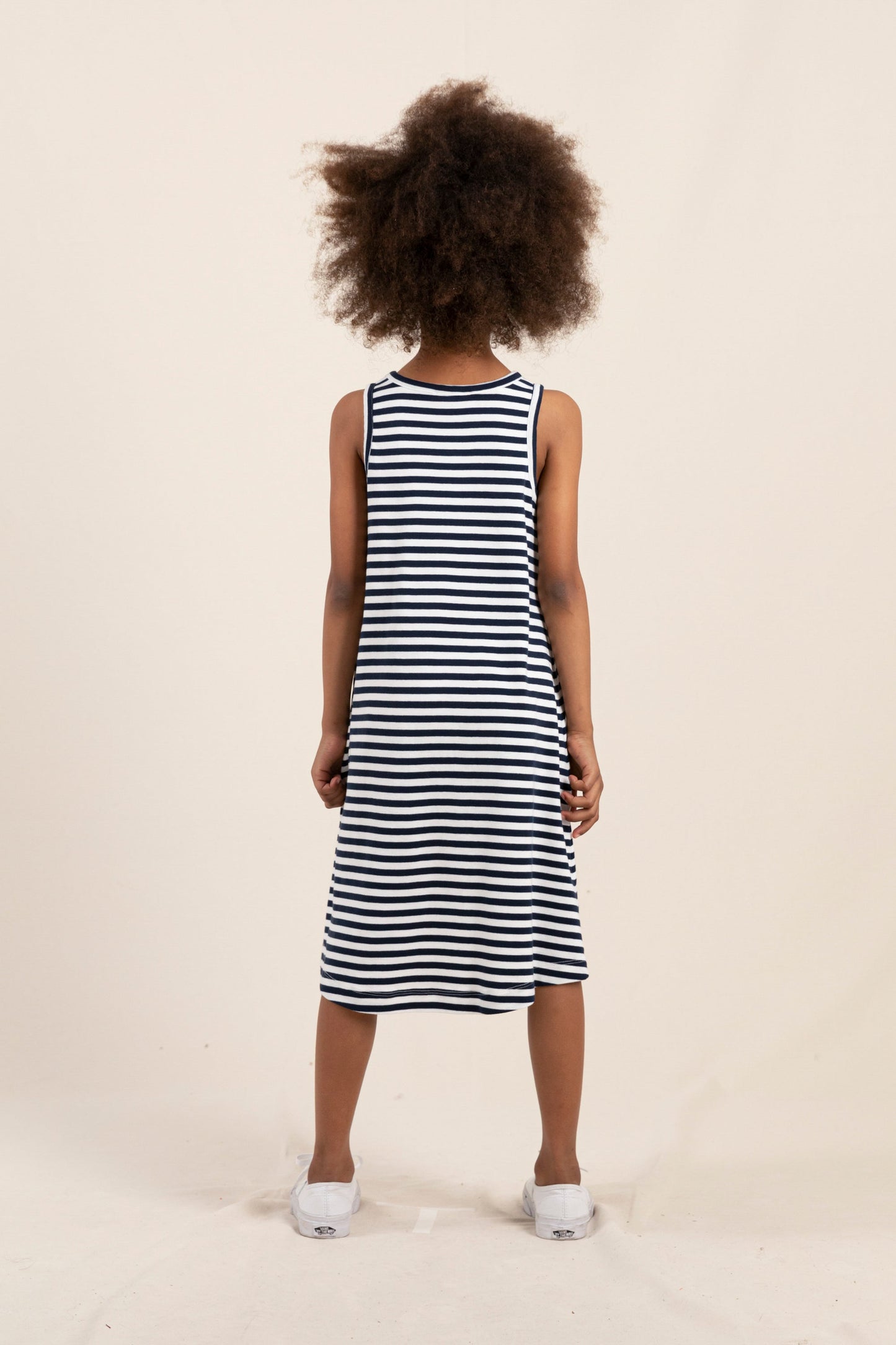 ARYA Navy S Stripes - Tank Top Dress | Women