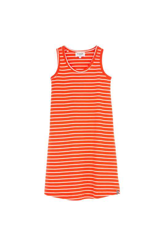 ARYA Paprika Stripes - Tank Top Dress