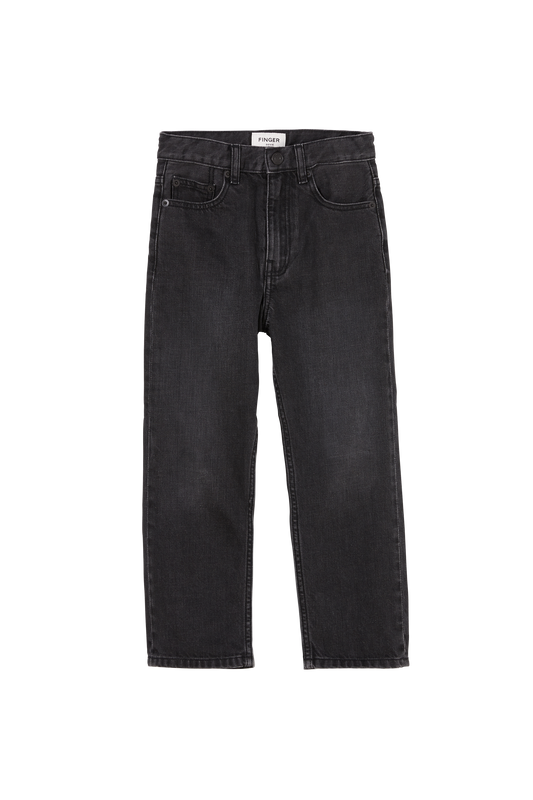 AUSTIN Black Denim - 5-Pocket Loose Fit Jeans | Women