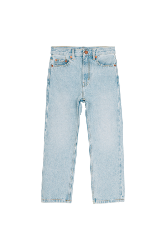 AUSTIN Super Bleached Blue - 5-Pocket Loose Fit Jeans