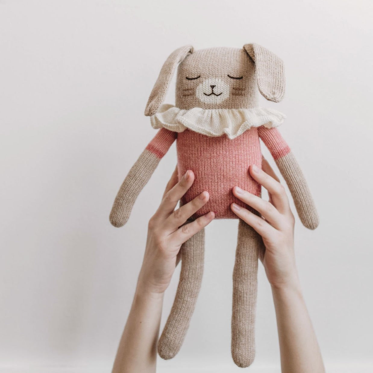Bunny Knit Toy Rose Bodysuit Textiles Nofred
