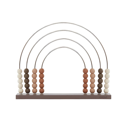 Abacus Rainbow - Dark Wooden Toys OYOY