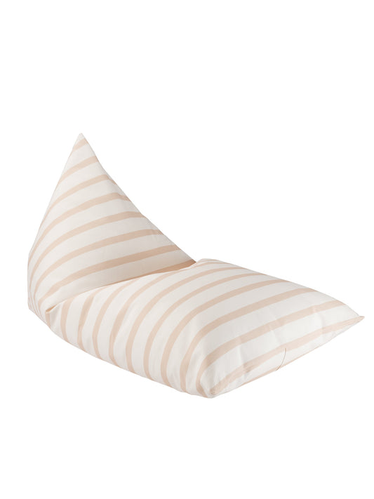 Beige Stripes Big Lounger