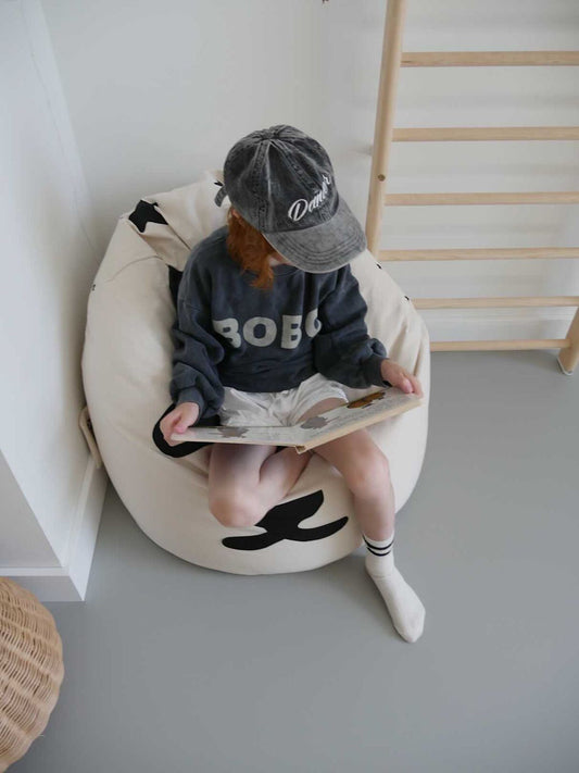 Bini with stars black handle Beanbags Bini