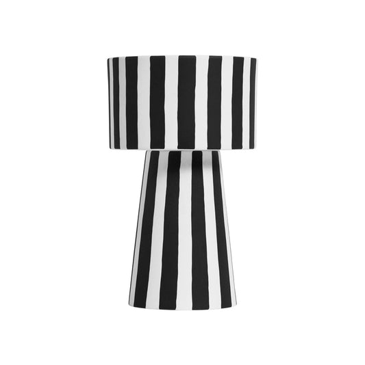 Toppu Pot - Large - White / Black Vase OYOY