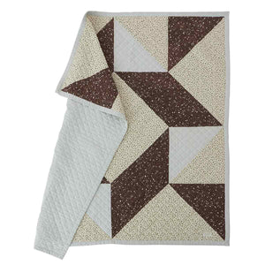 Blanket Aya Quiltet - Multi Plaid OYOY