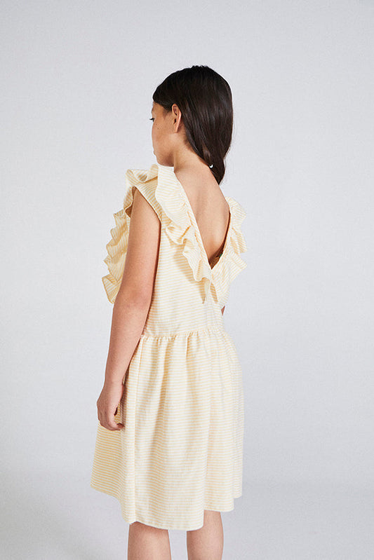 Carlota yellow striped dress Dresses Pinata Pum