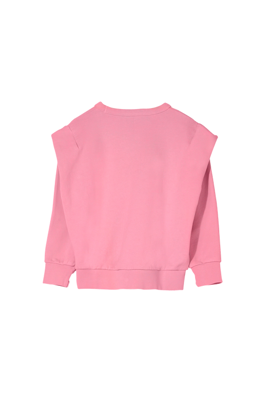 CARLY Pink - Rounded Effect Sweater