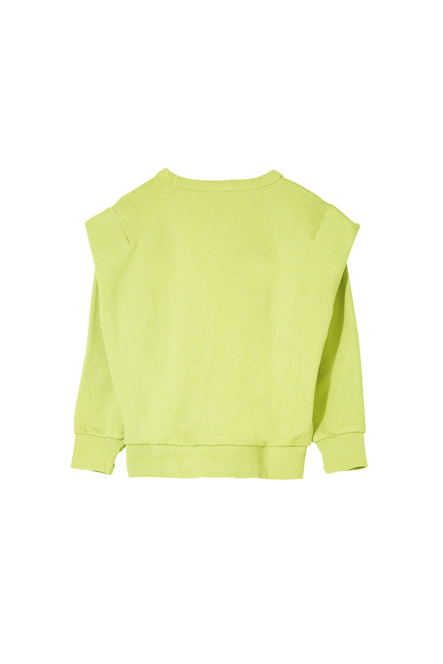 CARLY Lime - Rounded Effect Sweater