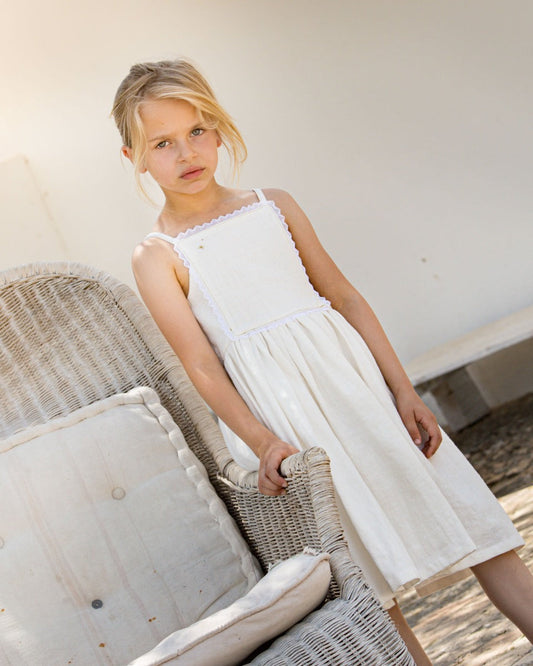 Century Dress in Linen Dresses Cosmosophie