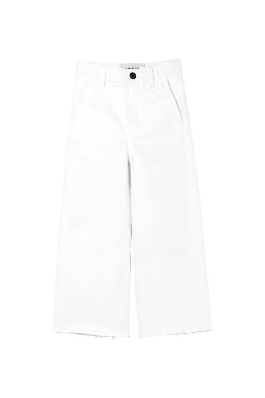 CHARLIE White - Loose Fit Cropped Jeans | Women