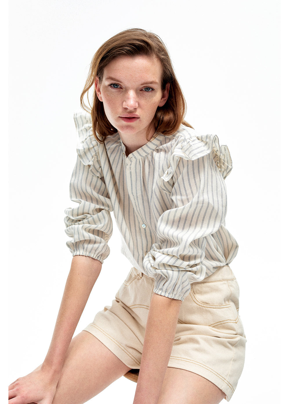 Classic Stripe Woman Blouse Womenswear The New Society