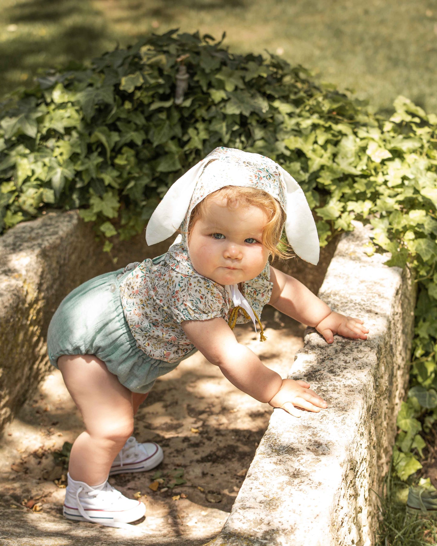 Coco Shirt Garden Print Baby Tops Cosmosophie