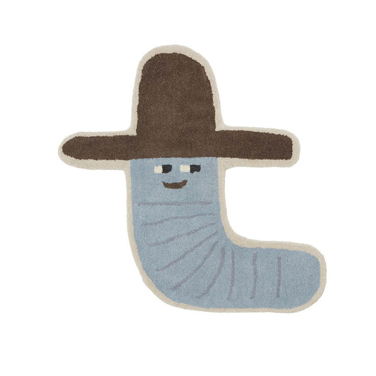 Calle Cowboy Rug - Pale Blue Rugs OYOY