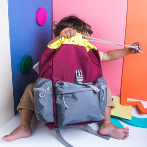 Eddi Backpack Bordeaux Textiles Nofred