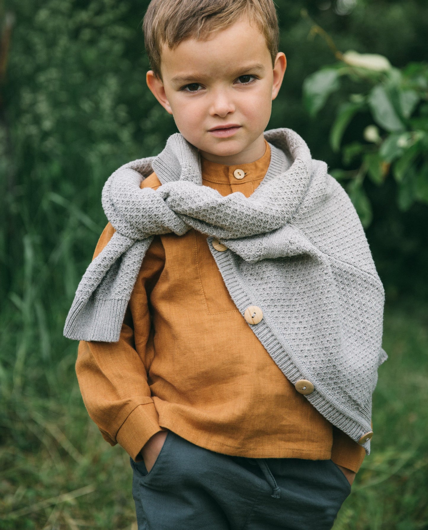 Toni Cardigan Stone Knitwear Matona