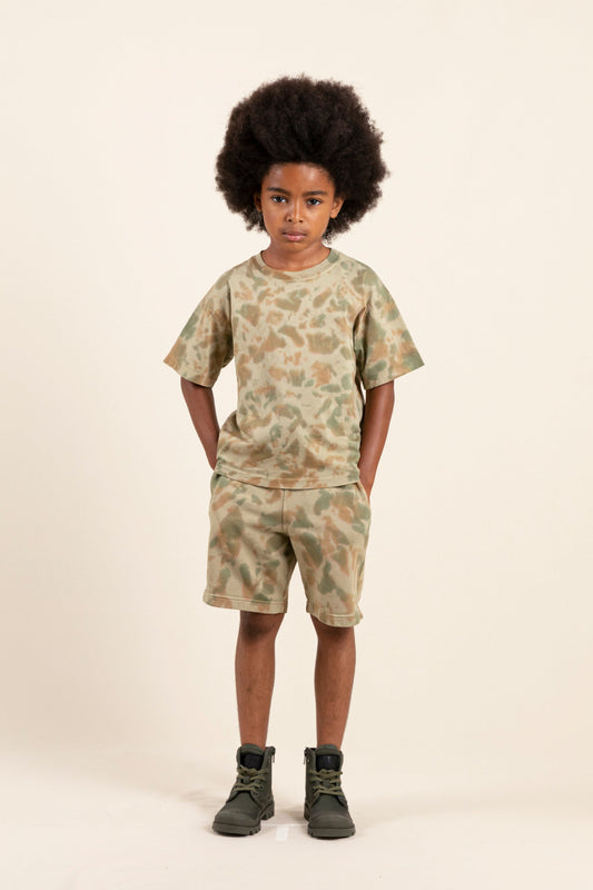 DUNK Khaki Tie & Dye - Bermuda Shorts
