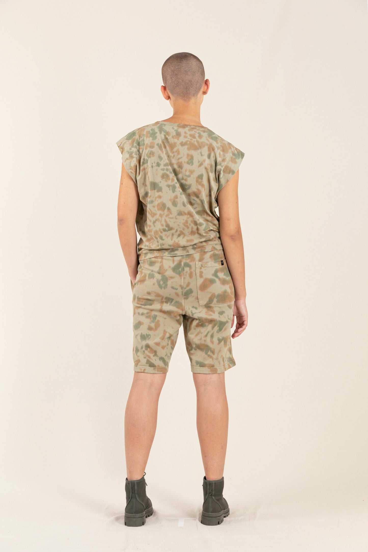 DUNK Khaki Tie & Dye - Bermuda Shorts