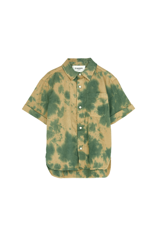 DUSTER Khaki Tie & Dye - Short Sleeve Shirt